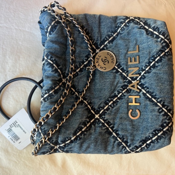 Chanel denim mini 22 - Picture 3 of 6